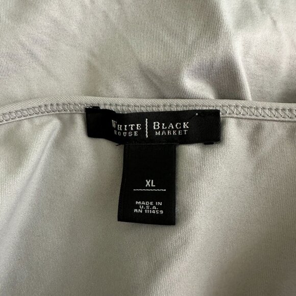 2/$30 White House Black Market Gray Cami XL #A0038 - Picture 5 of 7